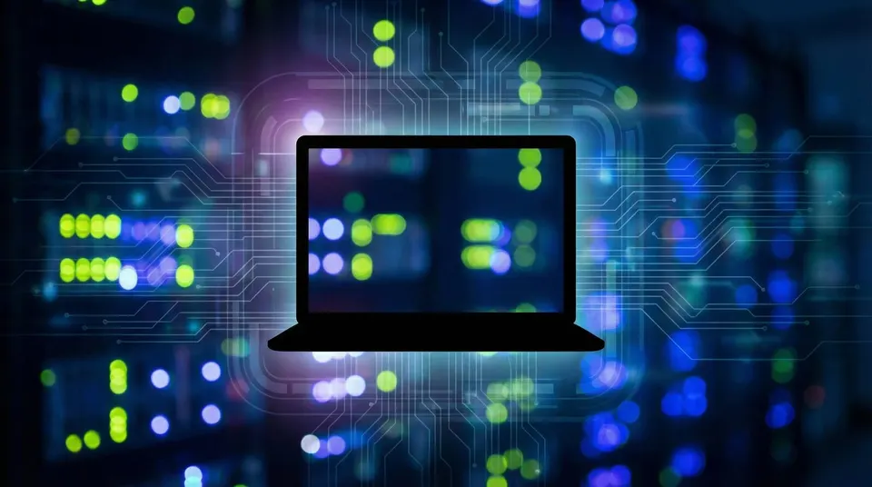 Cloud and server visuals representing metadata processing and export workflow