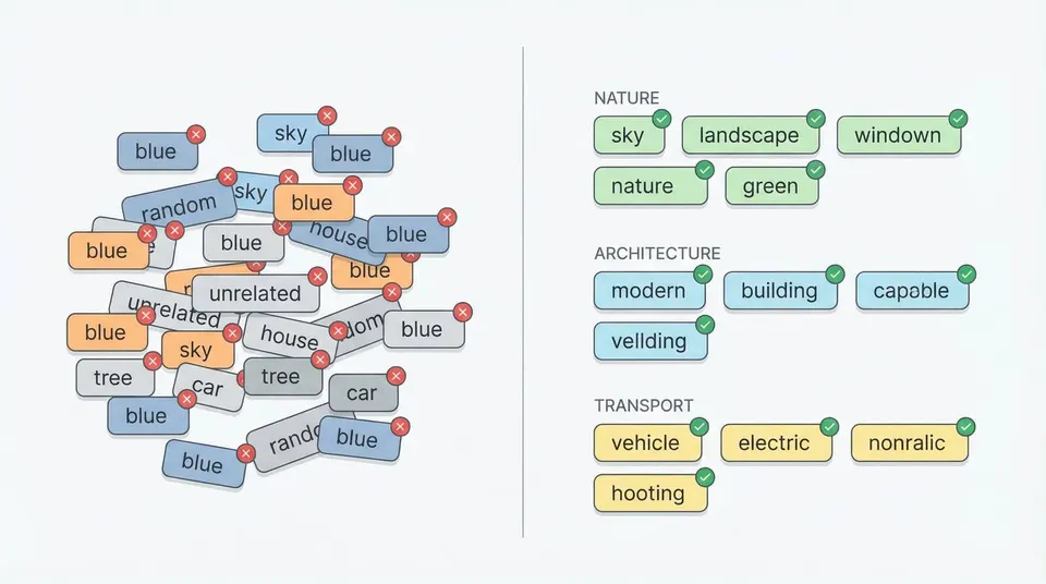 Shutterstock keyword strategy diagram